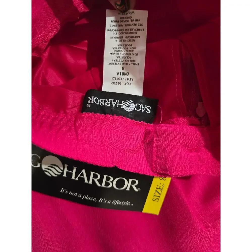 Sag Harbor women's vintage pink  A-line skirt - size 8